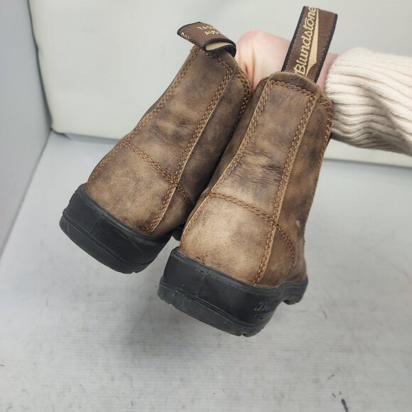 Blundstone WOMENS Chelsea Rustic Brown Boot - Picture 8 of 9